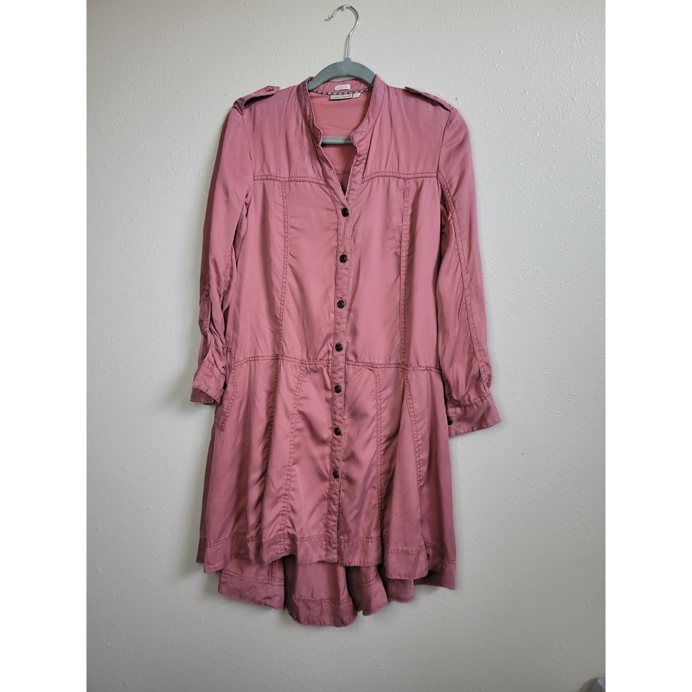 Holding Horses Anthropologie Womens Shirtdress Lagenlook Western‎ Cowgirl 4